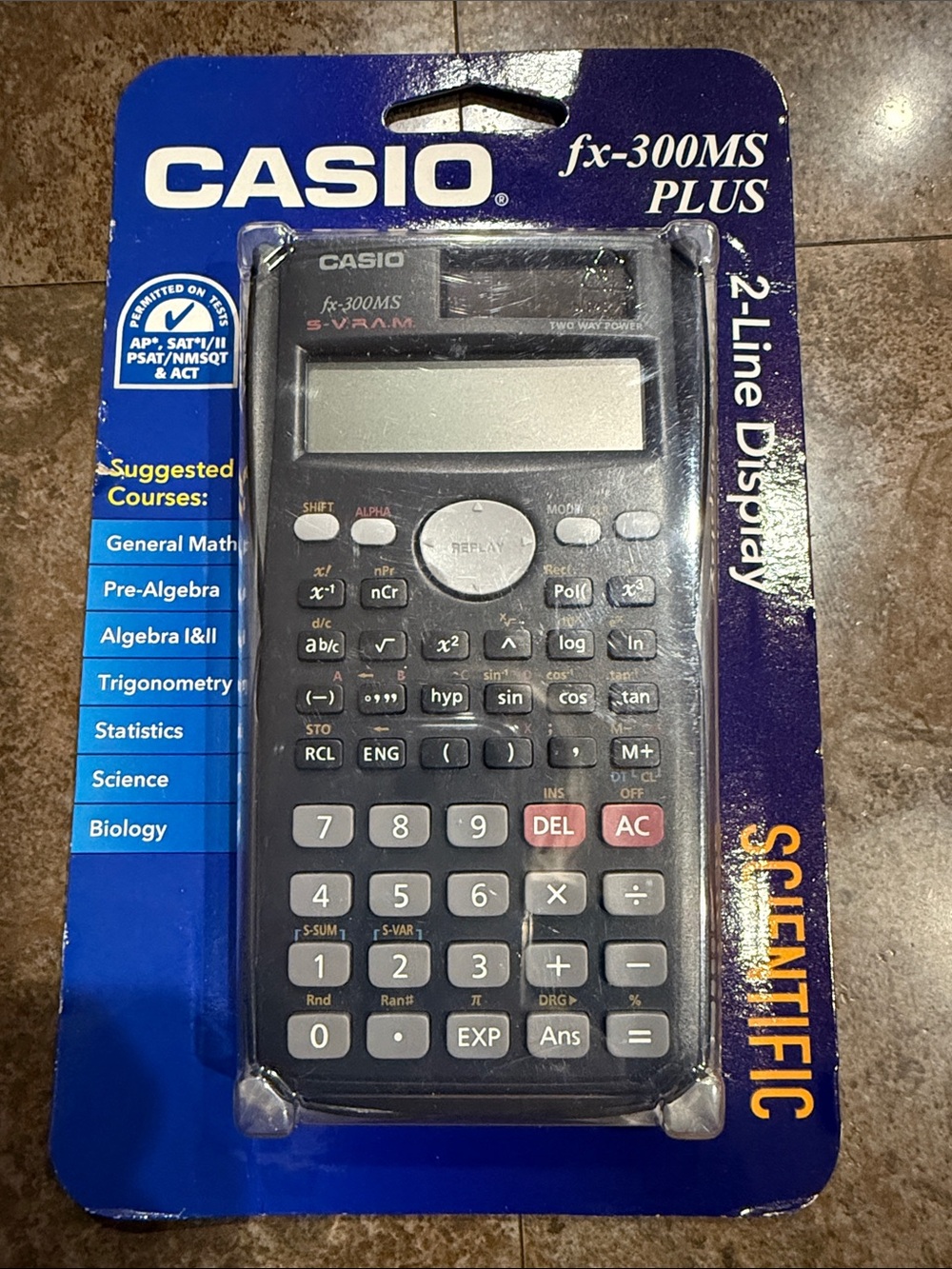Casio fx-300MS PLUS Scientific Calculator — 2 line display